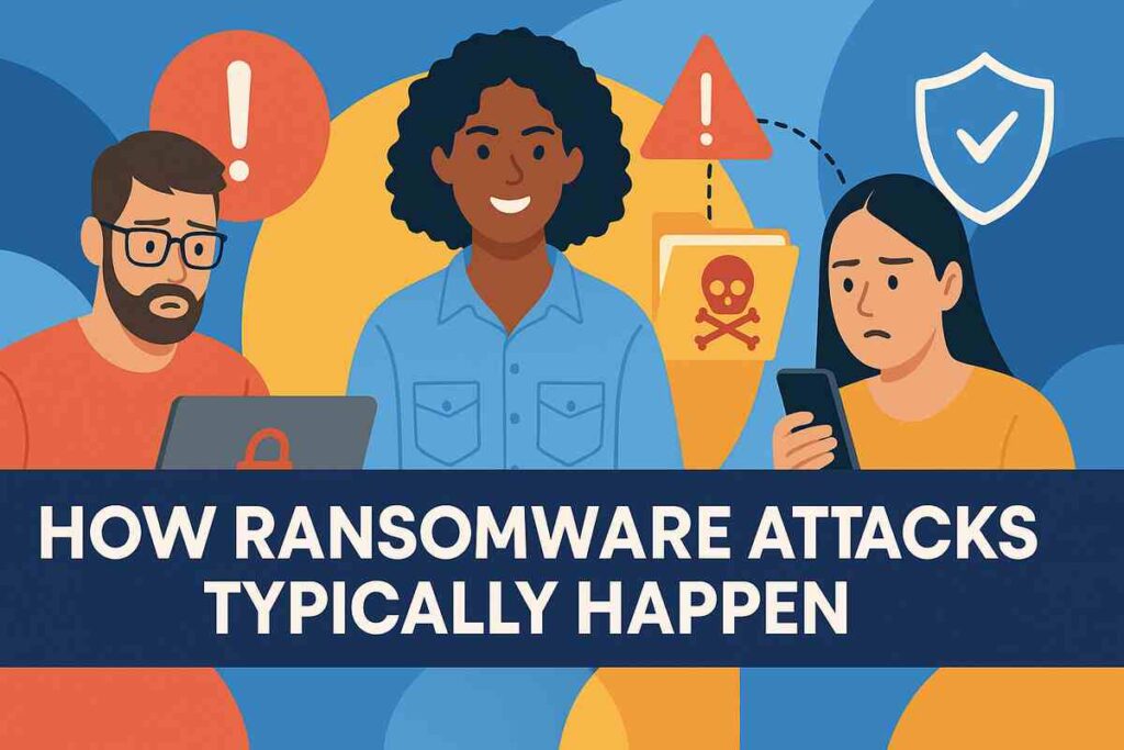 How Ransomware Attacks Typically Happen