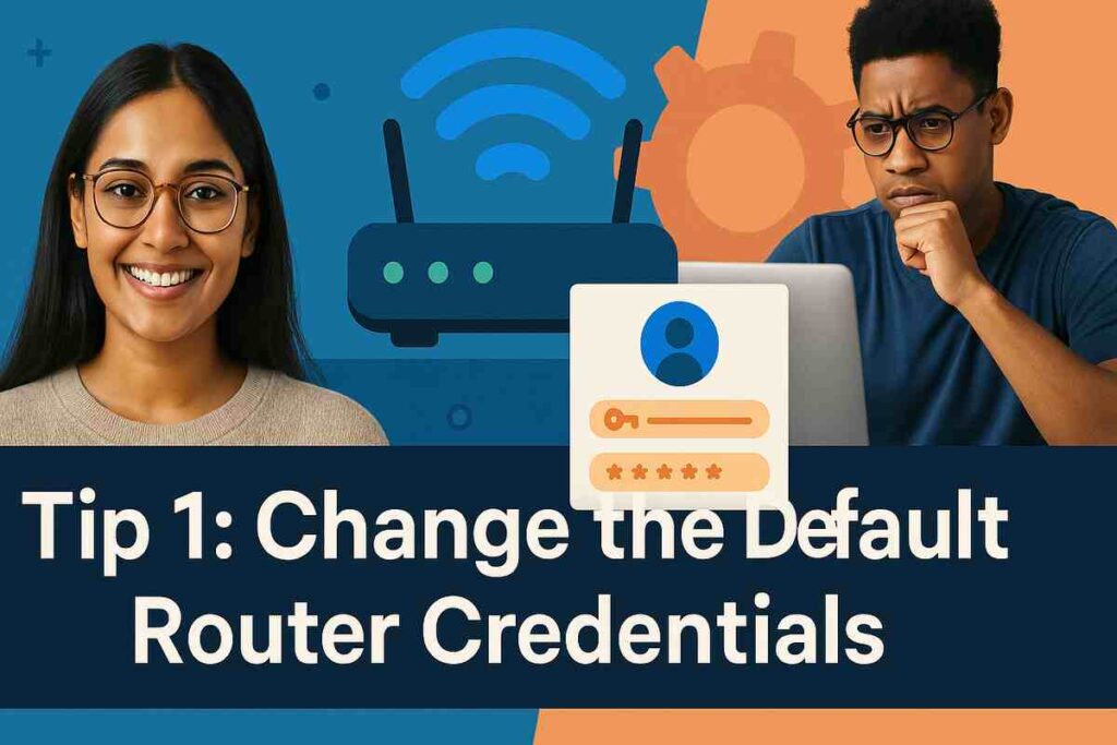 Tip 1 Change the Default Router Credentials